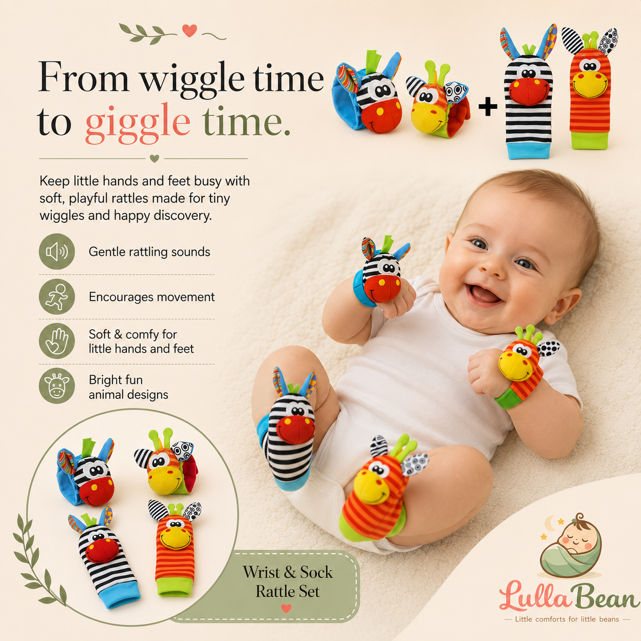 Sock and Wrist Rattle