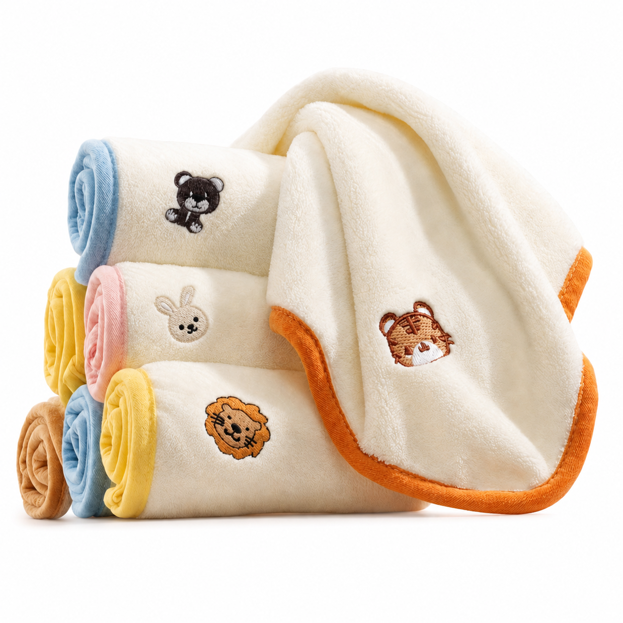 Soft Baby Face Towels 5pcs