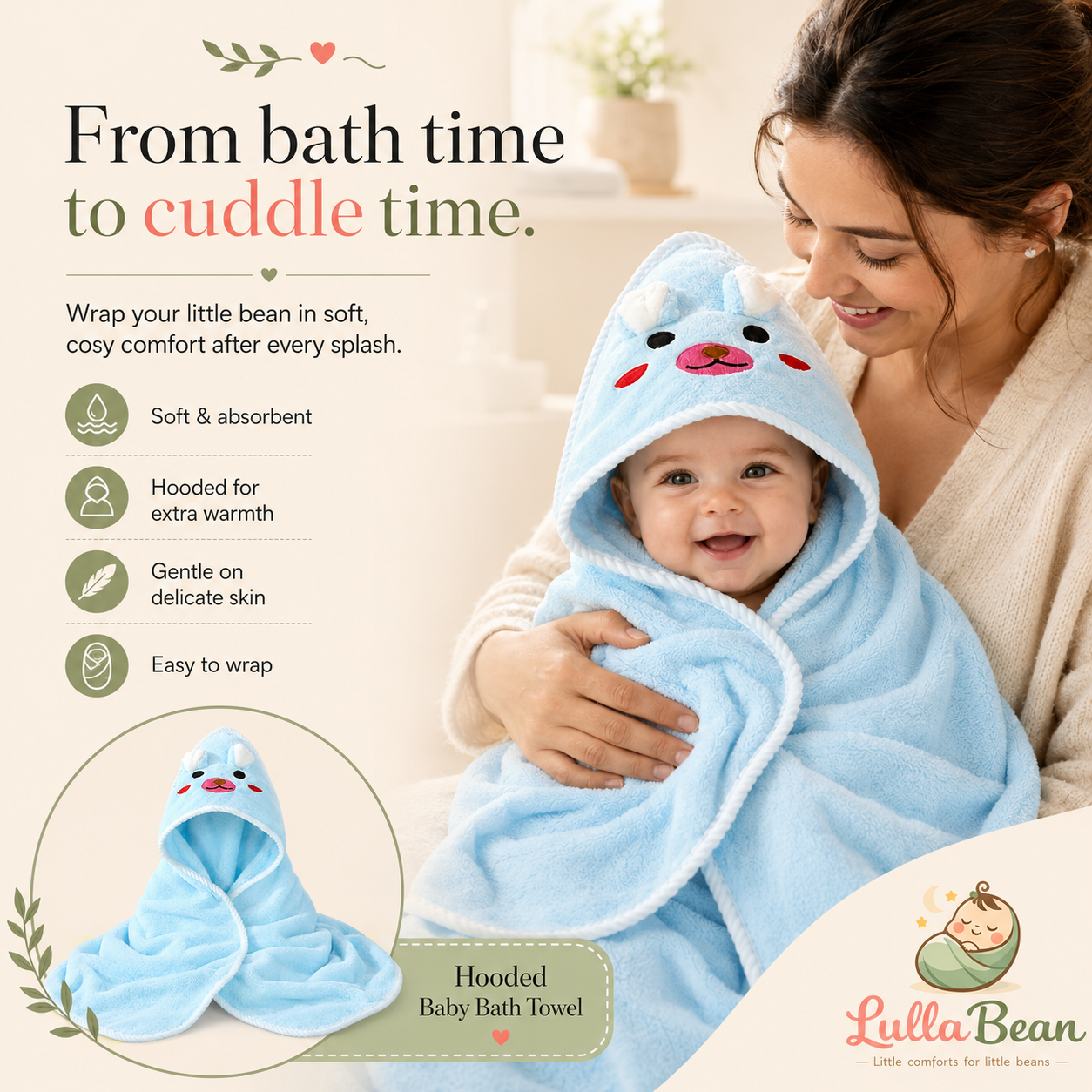 Hooded Soft Baby Towel